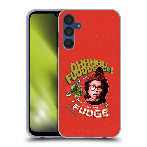 A Christmas Story Composed Art Oh Fudge Soft Gel Case for Samsung Galaxy A15