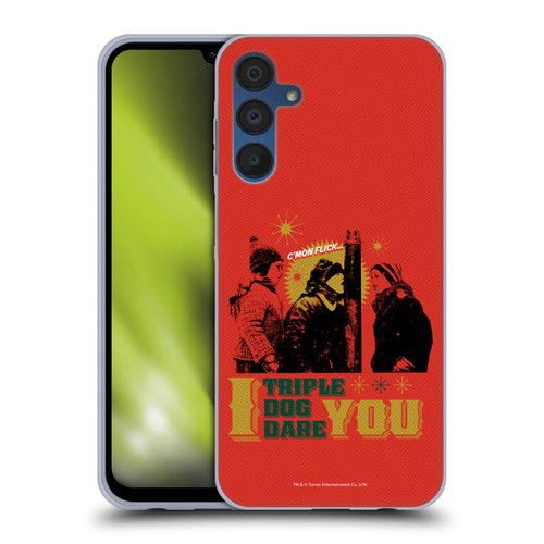 A Christmas Story Composed Art Triple Dog Dare Soft Gel Case for Samsung Galaxy A15
