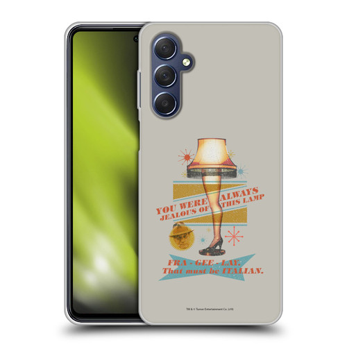 A Christmas Story Composed Art Leg Lamp Soft Gel Case for Samsung Galaxy M54 5G