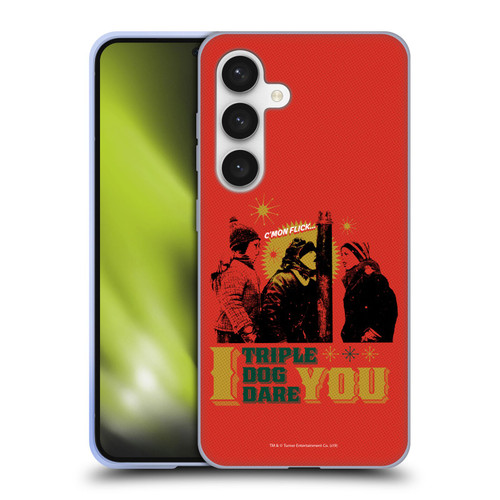 A Christmas Story Composed Art Triple Dog Dare Soft Gel Case for Samsung Galaxy S24 5G