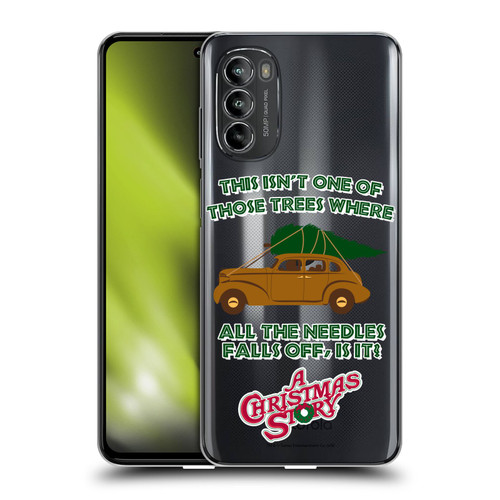 A Christmas Story Graphics Car And Pine Tree Soft Gel Case for Motorola Moto G82 5G