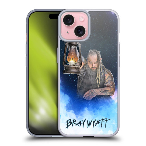 WWE Bray Wyatt Portrait Soft Gel Case for Apple iPhone 15
