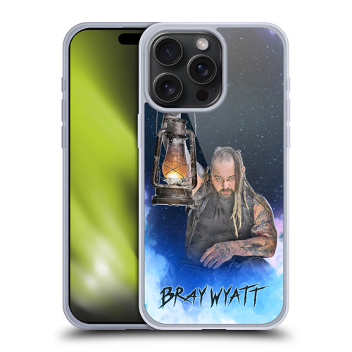 WWE Bray Wyatt Portrait Soft Gel Case for Apple iPhone 15 Pro Max