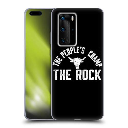WWE The Rock The People's Champ Soft Gel Case for Huawei P40 Pro / P40 Pro Plus 5G
