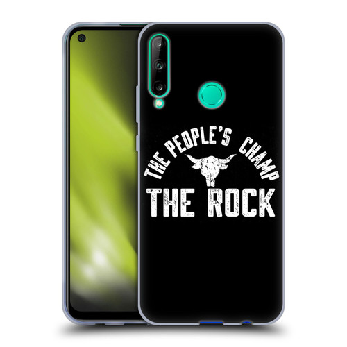 WWE The Rock The People's Champ Soft Gel Case for Huawei P40 lite E