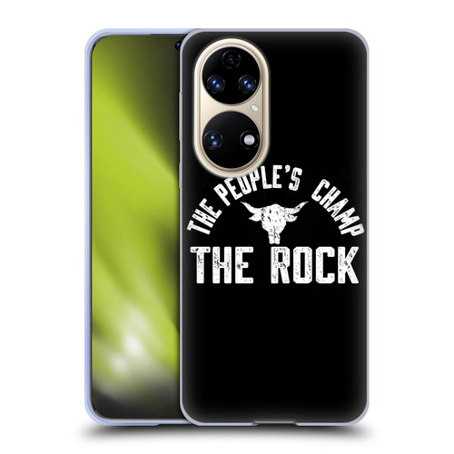 WWE The Rock The People's Champ Soft Gel Case for Huawei P50