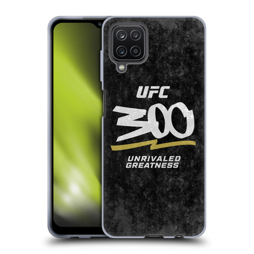 UFC 300 Logo Unrivaled Greatness Distressed Soft Gel Case for Samsung Galaxy A12 (2020)