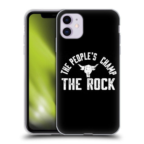 WWE The Rock The People's Champ Soft Gel Case for Apple iPhone 11