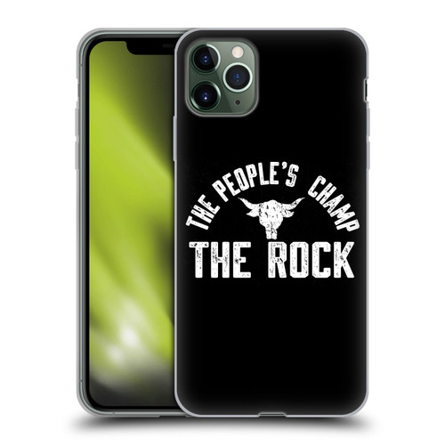 WWE The Rock The People's Champ Soft Gel Case for Apple iPhone 11 Pro Max