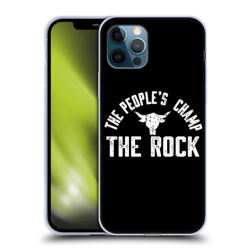 WWE The Rock The People's Champ Soft Gel Case for Apple iPhone 12 / iPhone 12 Pro