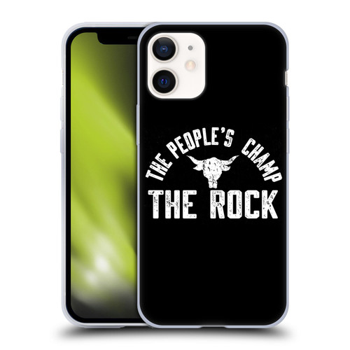 WWE The Rock The People's Champ Soft Gel Case for Apple iPhone 12 Mini