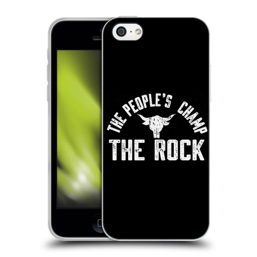 WWE The Rock The People's Champ Soft Gel Case for Apple iPhone 5c