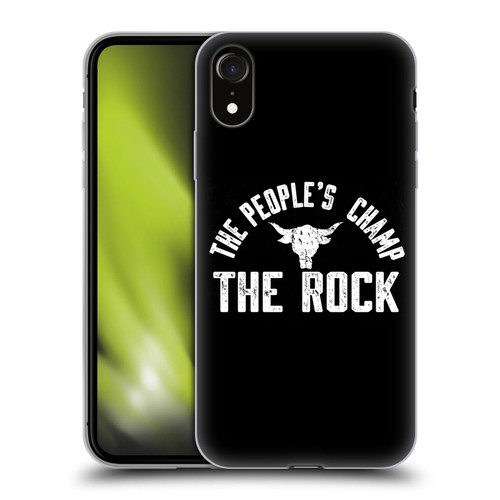 WWE The Rock The People's Champ Soft Gel Case for Apple iPhone XR