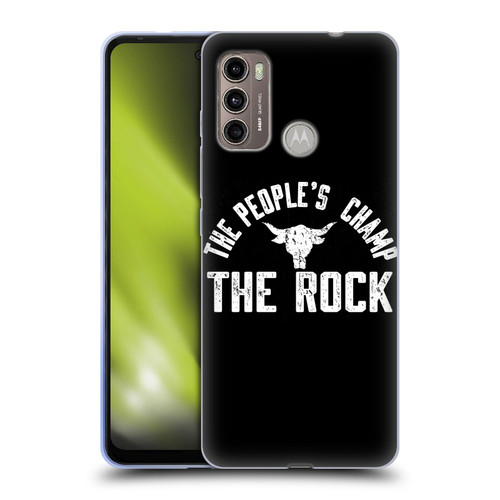 WWE The Rock The People's Champ Soft Gel Case for Motorola Moto G60 / Moto G40 Fusion