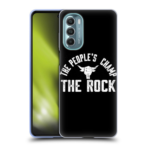 WWE The Rock The People's Champ Soft Gel Case for Motorola Moto G Stylus 5G (2022)