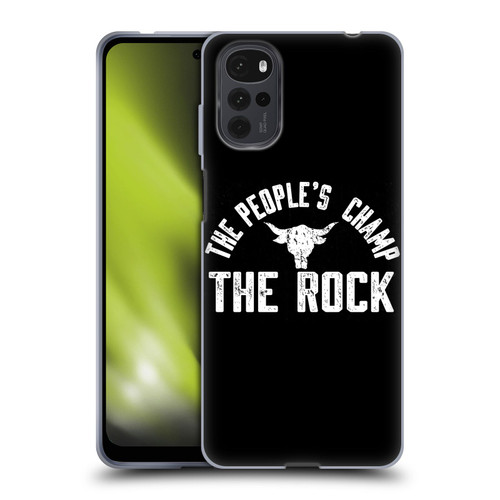 WWE The Rock The People's Champ Soft Gel Case for Motorola Moto G22
