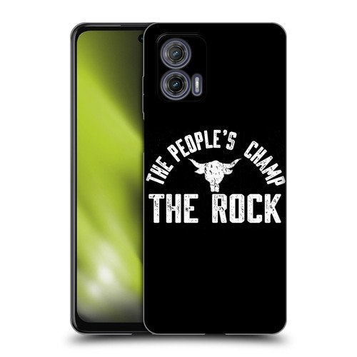 WWE The Rock The People's Champ Soft Gel Case for Motorola Moto G73 5G
