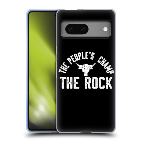 WWE The Rock The People's Champ Soft Gel Case for Google Pixel 7