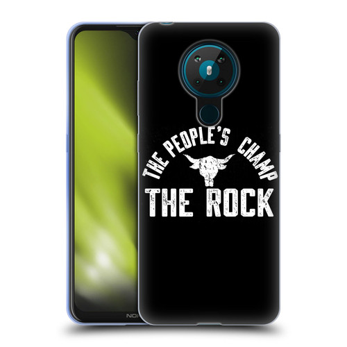 WWE The Rock The People's Champ Soft Gel Case for Nokia 5.3