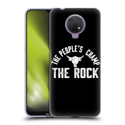 WWE The Rock The People's Champ Soft Gel Case for Nokia G10