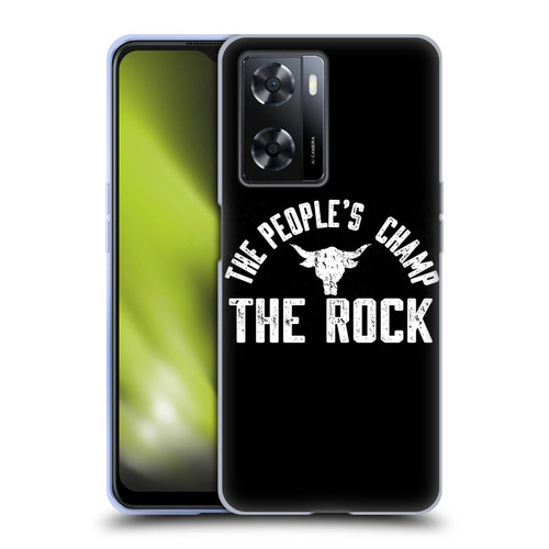 WWE The Rock The People's Champ Soft Gel Case for OPPO A57s