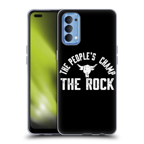 WWE The Rock The People's Champ Soft Gel Case for OPPO Reno 4 5G