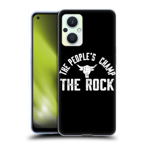 WWE The Rock The People's Champ Soft Gel Case for OPPO Reno8 Lite