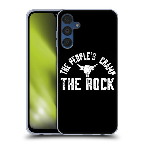 WWE The Rock The People's Champ Soft Gel Case for Samsung Galaxy A15