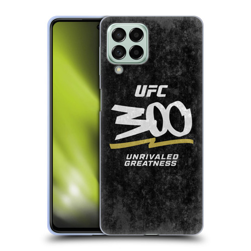 UFC 300 Logo Unrivaled Greatness Distressed Soft Gel Case for Samsung Galaxy M53 (2022)