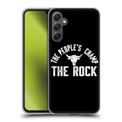 WWE The Rock The People's Champ Soft Gel Case for Samsung Galaxy A34 5G