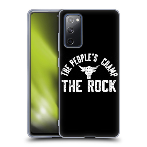 WWE The Rock The People's Champ Soft Gel Case for Samsung Galaxy S20 FE / 5G