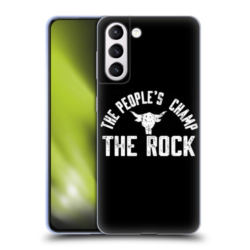 WWE The Rock The People's Champ Soft Gel Case for Samsung Galaxy S21+ 5G