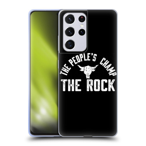 WWE The Rock The People's Champ Soft Gel Case for Samsung Galaxy S21 Ultra 5G