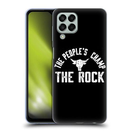 WWE The Rock The People's Champ Soft Gel Case for Samsung Galaxy M33 (2022)