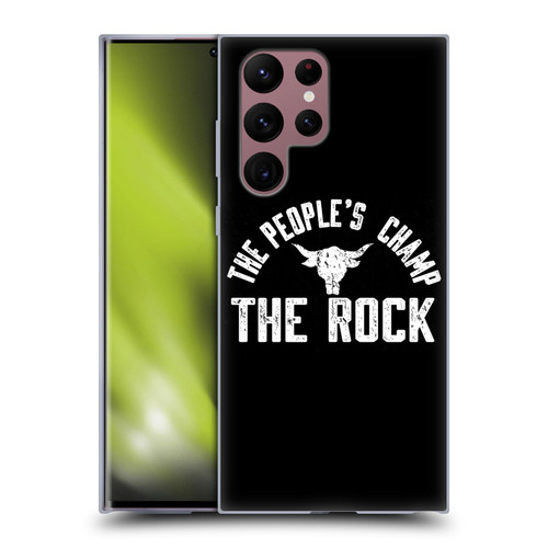 WWE The Rock The People's Champ Soft Gel Case for Samsung Galaxy S22 Ultra 5G