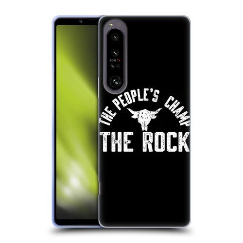 WWE The Rock The People's Champ Soft Gel Case for Sony Xperia 1 IV