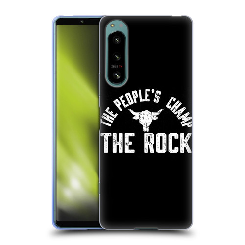 WWE The Rock The People's Champ Soft Gel Case for Sony Xperia 5 IV