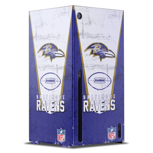 NFL Baltimore Ravens Banner Game Console Wrap Case Cover for Microsoft Xbox Series X