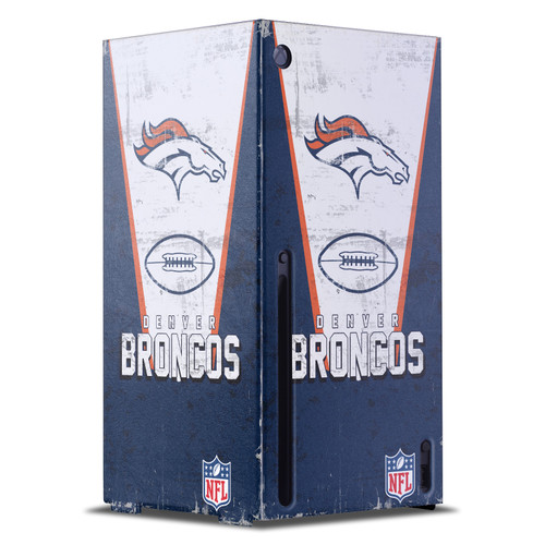 NFL Denver Broncos Banner Game Console Wrap Case Cover for Microsoft Xbox Series X