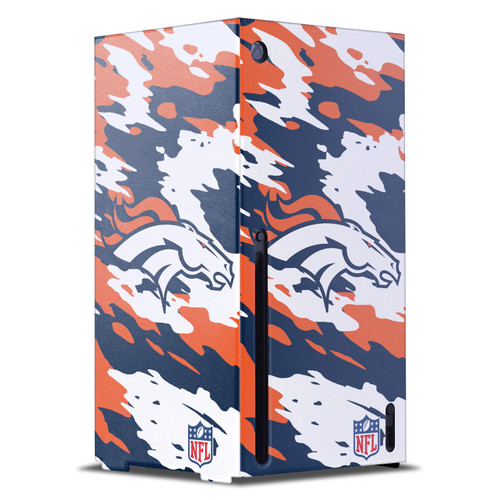 NFL Denver Broncos Camou Game Console Wrap Case Cover for Microsoft Xbox Series X