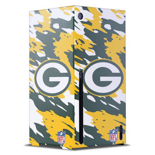 NFL Green Bay Packers Camou Game Console Wrap Case Cover for Microsoft Xbox Series X