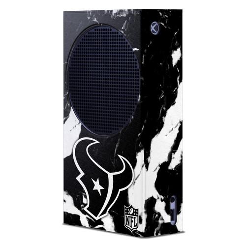 NFL Houston Texans Marble Game Console Wrap Case Cover for Microsoft Xbox Series S Console