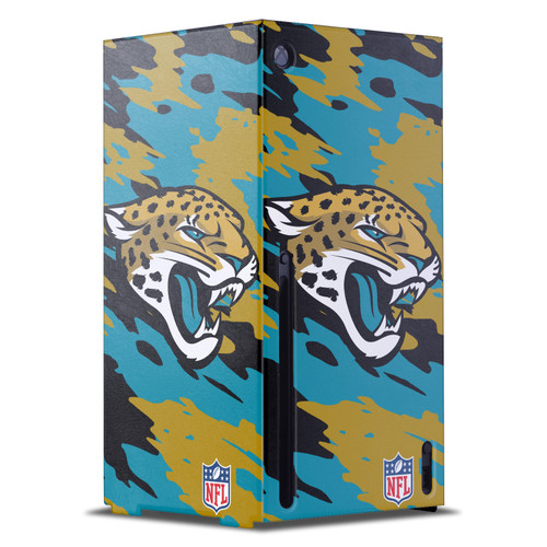 NFL Jacksonville Jaguars Camou Game Console Wrap Case Cover for Microsoft Xbox Series X