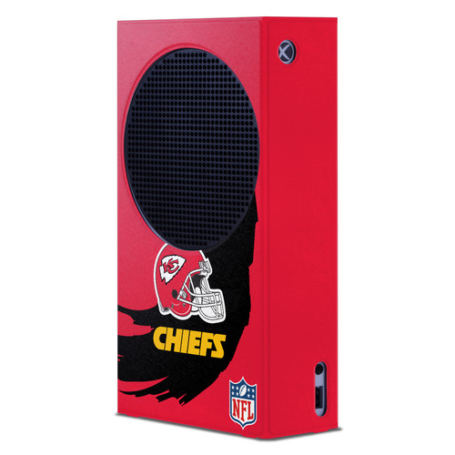 NFL Kansas City Chiefs Sweep Stroke Game Console Wrap Case Cover for Microsoft Xbox Series S Console