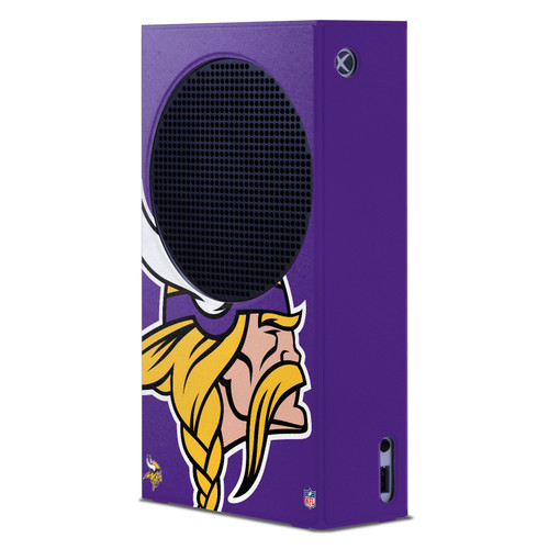 NFL Minnesota Vikings Oversize Game Console Wrap Case Cover for Microsoft Xbox Series S Console