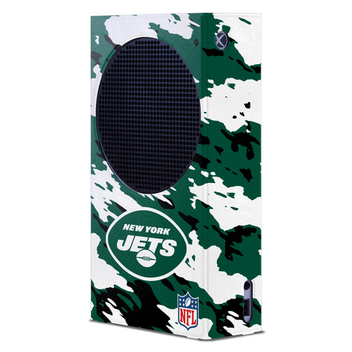 NFL New York Jets Camou Game Console Wrap Case Cover for Microsoft Xbox Series S Console