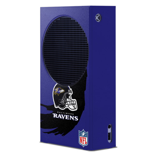 NFL Baltimore Ravens Sweep Stroke Game Console Wrap Case Cover for Microsoft Xbox Series S Console
