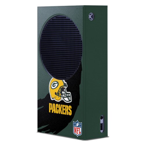 NFL Green Bay Packers Sweep Stroke Game Console Wrap Case Cover for Microsoft Xbox Series S Console