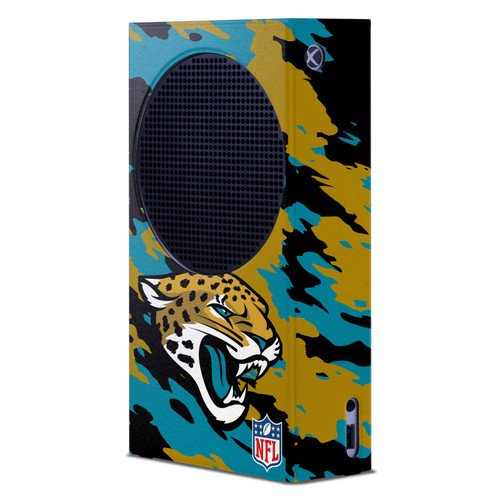 NFL Jacksonville Jaguars Camou Game Console Wrap Case Cover for Microsoft Xbox Series S Console
