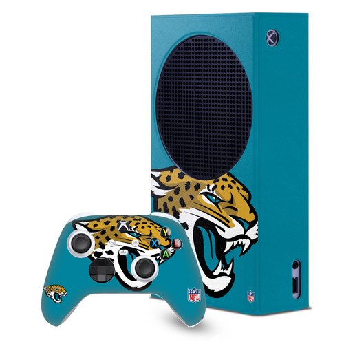 NFL Jacksonville Jaguars Oversize Game Console Wrap and Game Controller Skin Bundle for Microsoft Series S Console & Controller